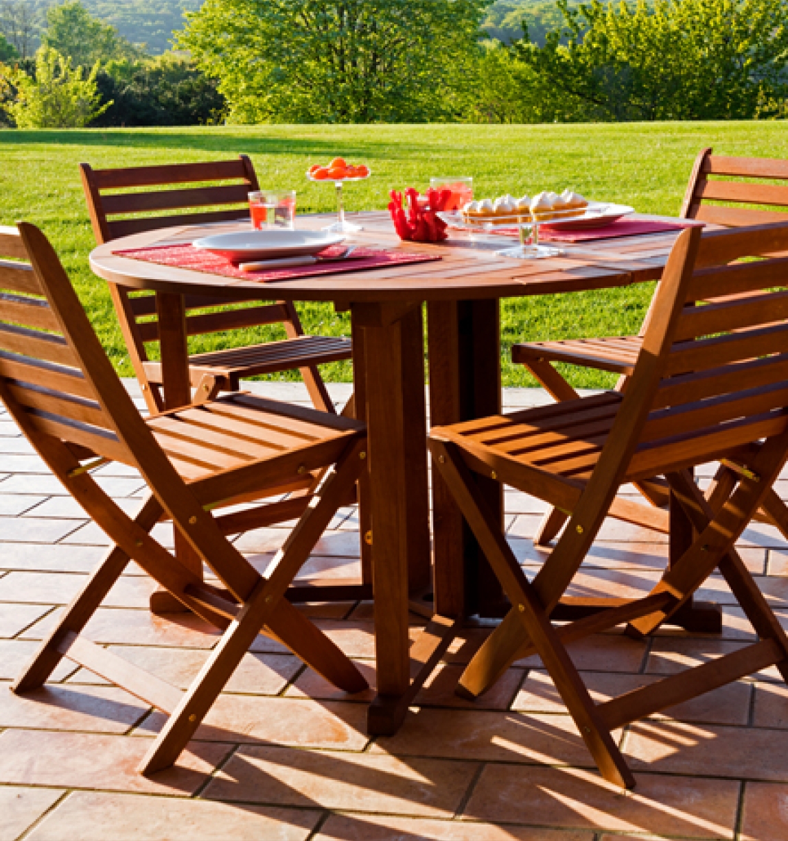 Fsc teak online patio furniture